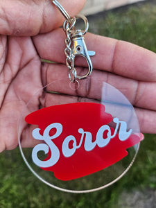 DST Soror Purse Charm/Keychain