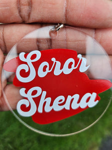 DST Soror Purse Charm/Keychain