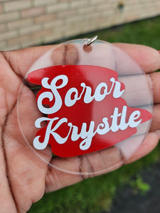 DST Soror Purse Charm/Keychain