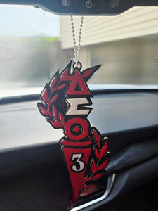 Custom Torch of Wisdom - Car Mirror Hanger