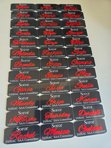 Chapter Committee Name Tag