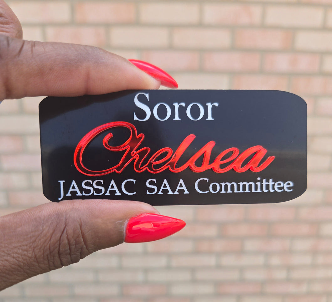 Chapter Committee Name Tag