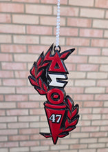 Load image into Gallery viewer, Custom Torch of Wisdom - Car Mirror Hanger